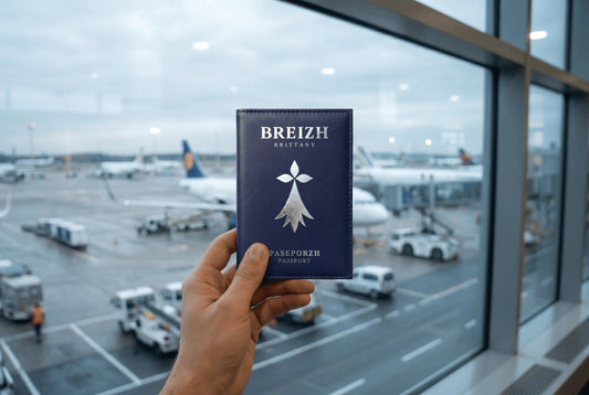 mon passeport breton portez l'hermine à chaque frontière - aéroport hermine